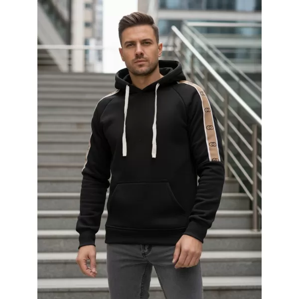  Pánska mikina DSTREET BX5941 ČIERNA 