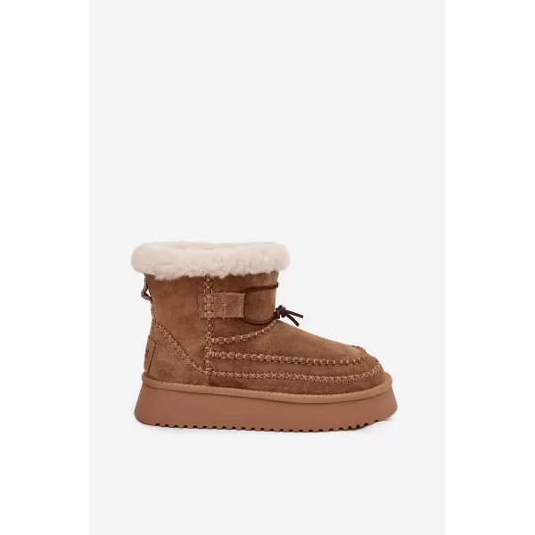 Dámske topánky BIG STAR SS274373 BROWN/BEIGE Big Star Shoes 