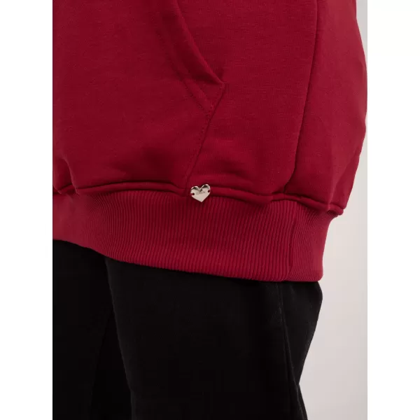  Dámska mikina BASIC FEEL GOOD RV-BL-6338.19X BURGUNDY 