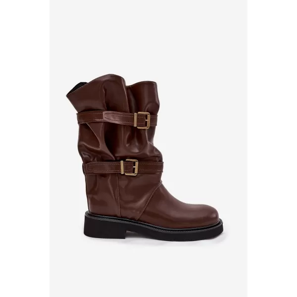  Dámske čižmy BOTO HALVESSA 39587 BROWN 