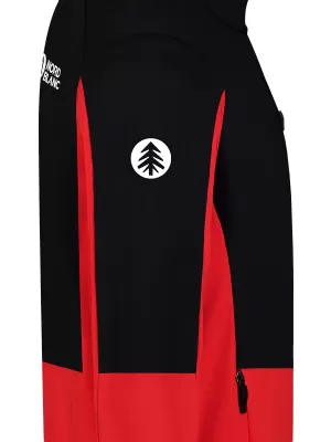 Pánska mikina powerfleece NORDBLANC GROAN NBWFM8282 ČERVENÁ