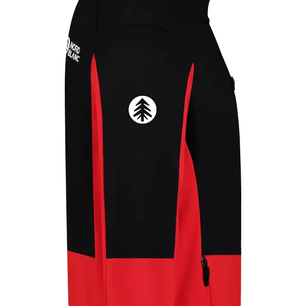  Pánska mikina powerfleece NORDBLANC GROAN NBWFM8282 ČERVENÁ 