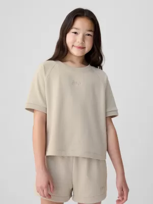 Detské tričko GAP RAGLAN PULLOVER 427789-02 MOONSTONE