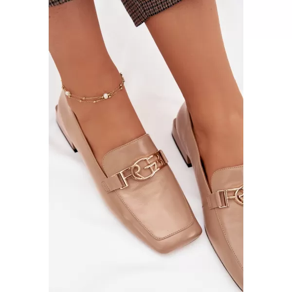  Dámske mokasíny D&A CR61-3125 BEIGE 