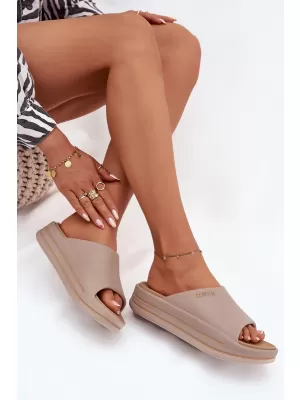 Dámske šľapky BIG STAR SS274424 BEIGE Big Star Shoes