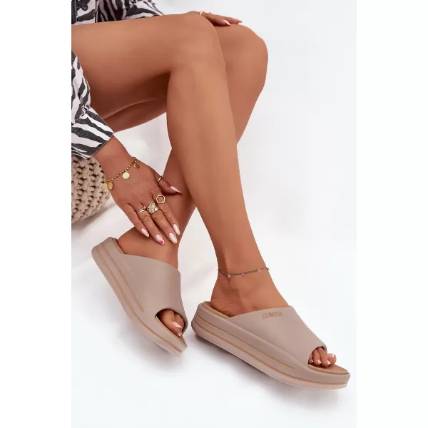  Dámske šľapky BIG STAR SS274424 BEIGE Big Star Shoes 