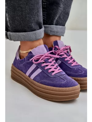 Dámske topánky ZAZOO N1068S4 PURPLE