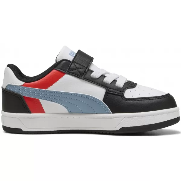  Detská obuv PUMA CAVEN 2.0 BLOCK AC+ PS 394462-17 PUMA BIELA/STUDENÁ MODRÁ/ČIERNA 