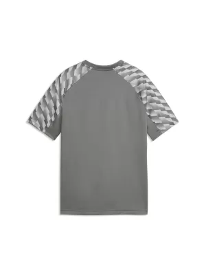 Detské tričko PUMA TEAMLIGA26 JERSEY JR 659723_13 FLAT MEDIUM GRAY/ PLOCHÁ STREDNE ŠEDÁ/PUMA BIELA