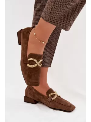 Dámske mokasíny D&A CR61-3115 BROWN