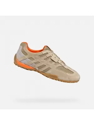 Pánske tenisky GEOX SNAKE ORIGINAL G002963 BÉŽOVÁ
