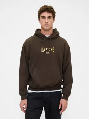 Pánska mikina GAP LOGO PULLOVER HOODIE 821291-01 GROUND