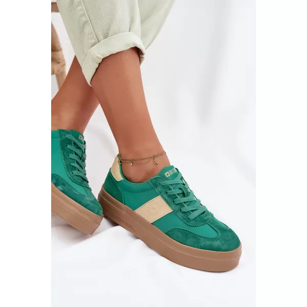  Dámske tenisky BIG STAR TT274163 GREEN Big Star Shoes 