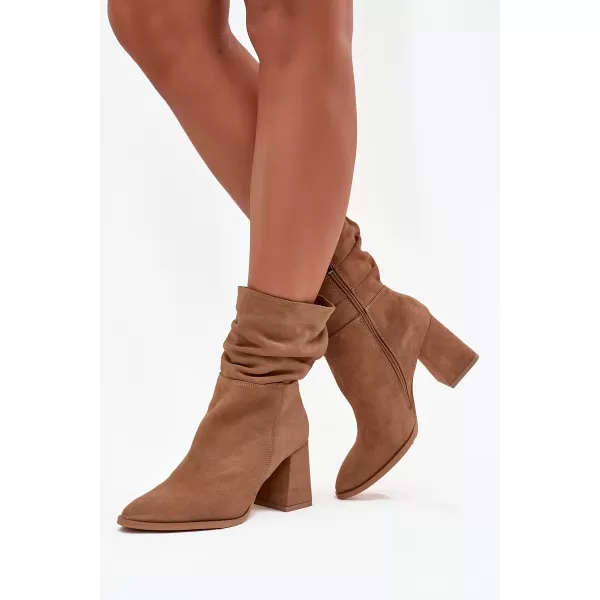  Dámske čižmy ZAZOO 4216 BEIGE 