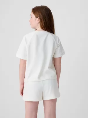 Detské tričko GAP RAGLAN PULLOVER 427789-03 NEW OFF WHITE