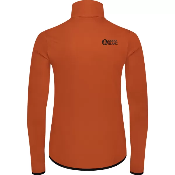  Dámska mikina powerfleece NORDBLANC SEDGE NBWFL8291 HNEDÁ 
