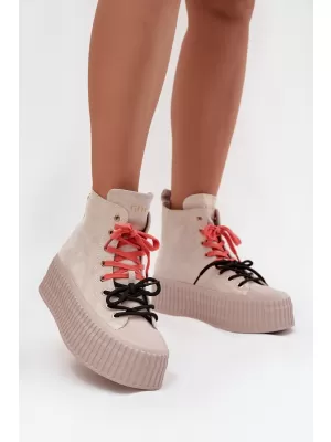 Dámske topánky GOE SS2N4047 BEIGE