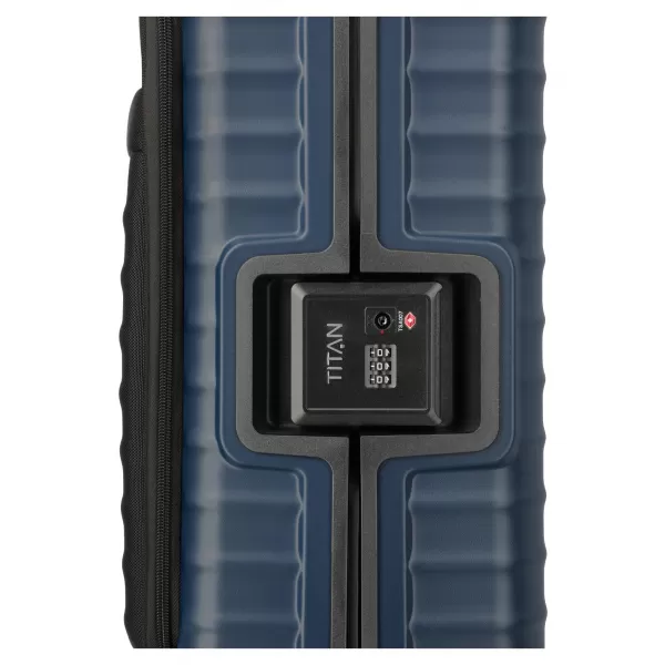  Palubný kufor TITAN Overseas S Front pocket POLNOČNÁ MODRÁ 