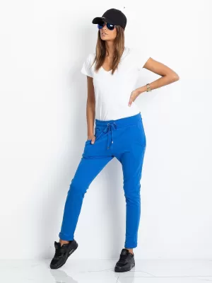Dámske tepláky BASIC FEEL GOOD RV-DR-3698.06X DARK BLUE