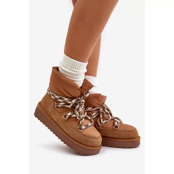 Dámske snehule D.FRANKLIN DFSH375003 TAN 