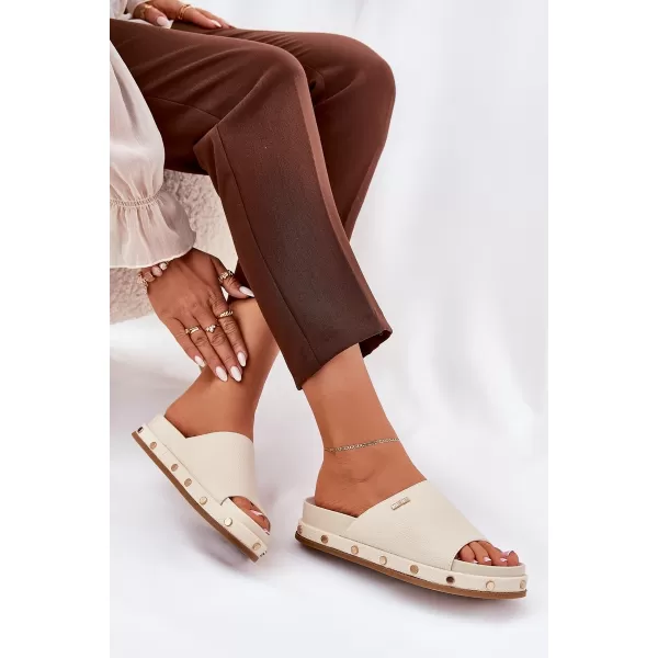  Dámske topánky BIG STAR NN274A746 BEIGE Big Star Shoes 