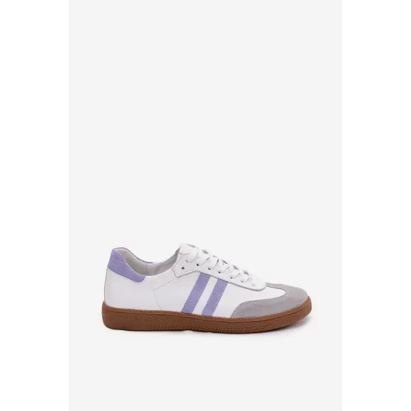  Dámske tenisky ZAZOO N1068 WHITE/BLUEPURPLE 