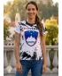 Dámske tričko premium ALTISPORT VOJ/ALW036SI/TR01 ABSTRAKCIA