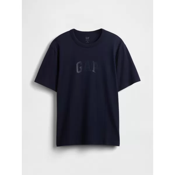  Pánske tričko GAP HIGH DENSITY LOGO TEE 782369-00 NAVY UNIFORM 