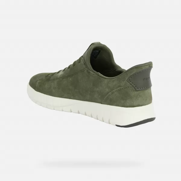  Pánske tenisky GEOX FLEXTRIDE PLUS FAST IN G014646 KHAKI 