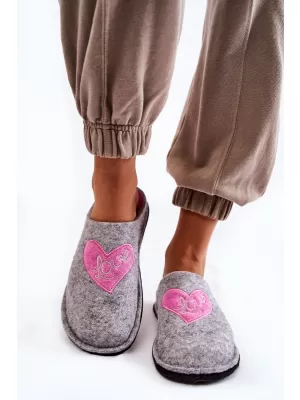 Dámske šľapky BIG STAR KK276020 GREY/PINK Big Star Shoes
