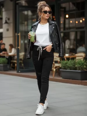 Dámske nohavice DSTREET UY2857 ČIERNA