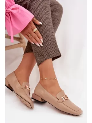 Dámske mokasíny D&A CR61-3125 BEIGE