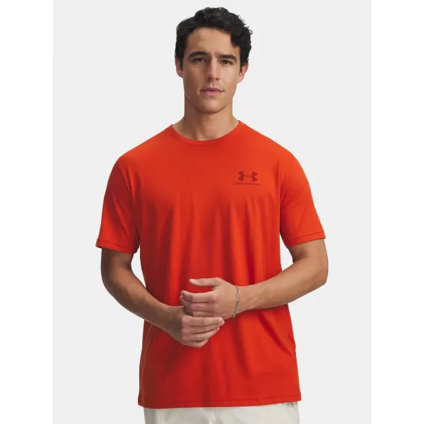  Pánske tričko UNDER ARMOUR UA M SPORTSTYLE LC SS 1326799-842 ORANŽOVÁ 