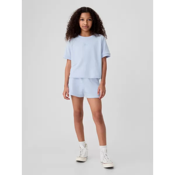  Detské tričko GAP RAGLAN PULLOVER 427789-01 BICOASTAL BLUE 