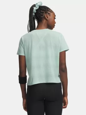 Dámske tričko UNDER ARMOUR UA VELOCITI SHORTSLEEVE 6009540-703 ZELENÁ
