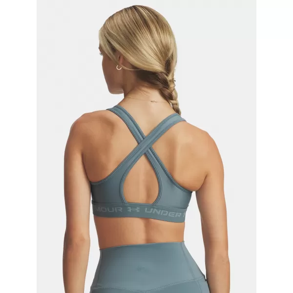  Dámska podprsenka UNDER ARMOUR CROSSBACK MID BRA 1361034-587 MODRÁ 