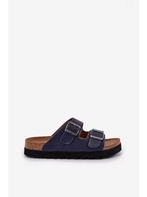Pánske šľapky BIG STAR NN174530 BLUE Big Star Shoes