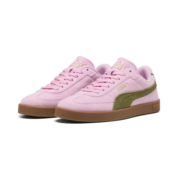  Čižmy PUMA CLUB II ERA SUEDE 400717_31 RUŽOVÝ LESK/OLIVOVO ZELENÁ 