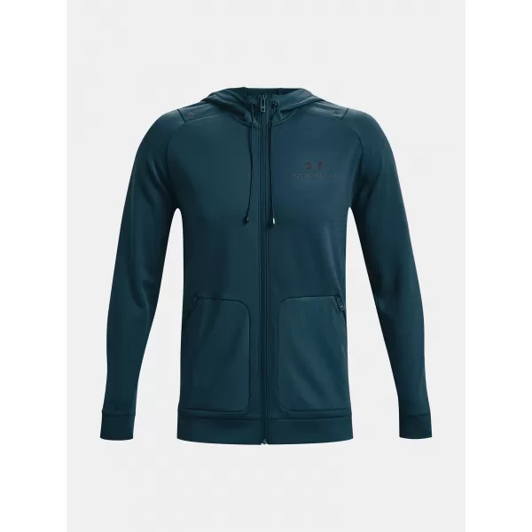  Pánska mikina UNDER ARMOUR RUSH ALL PURPOSE FZ HD MODRÁ 