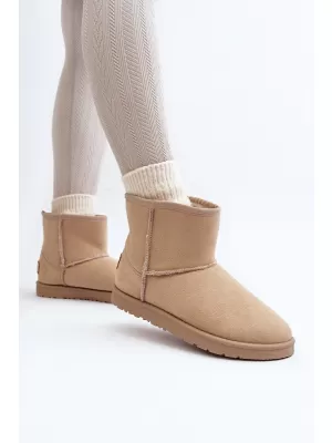 Dámske snehule CROSS MM2R4023C BEIGE Cross Jeans