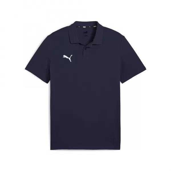  Pánske tričko s golierom PUMA TEAMGOAL CASUALS POLO 658605_06 PUMA NAVY/PUMA WHITE 