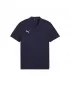 Pánske tričko s golierom PUMA TEAMGOAL CASUALS POLO 658605_06 PUMA NAVY/PUMA WHITE