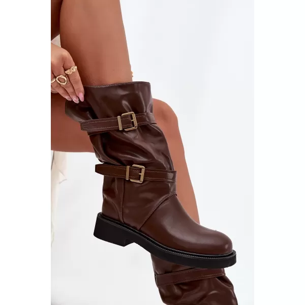  Dámske čižmy BOTO HALVESSA 39587 BROWN 