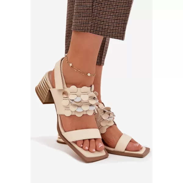  Dámske sandále D&A CR61-3062 BEIGE 