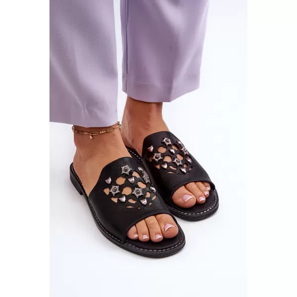  Dámske sandále S.BARSKI KV27-063 BLACK 