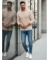 Pánsky sveter DSTREET WX1578 BÉŽOVÁ