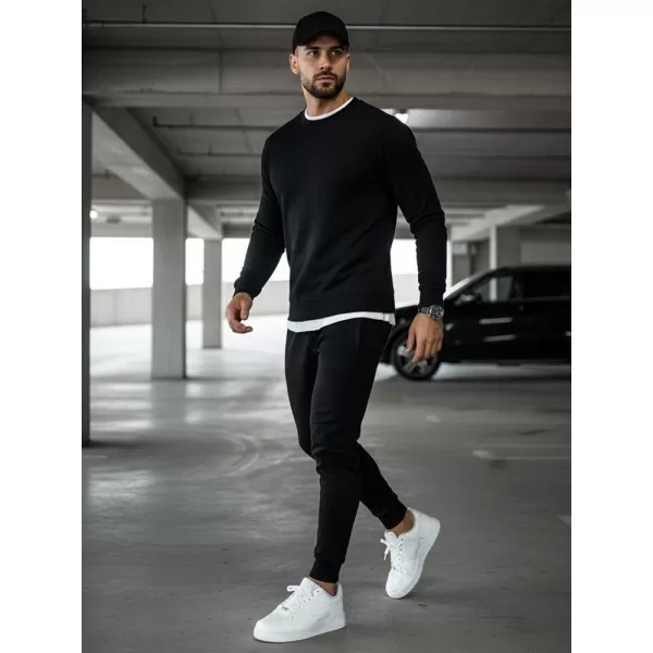 Pánska mikina DSTREET BX2416 ČIERNA 
