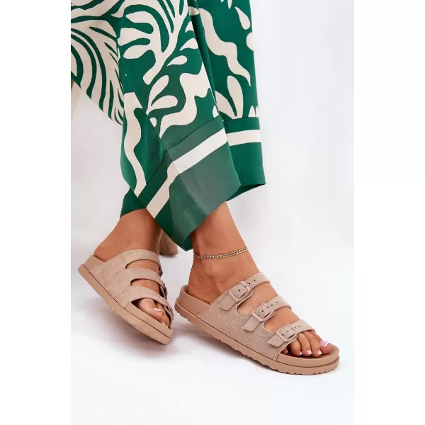  Dámske šľapky BOTO ULIRI 36079 KHAKI 