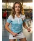 Dámske vianočné tričko s prémiovým golierom ALTISPORT VOJ/ALWVN3TR05 MODRÁ