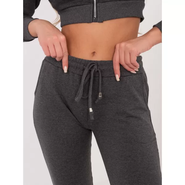  Dámske tepláky BASIC FEEL GOOD RV-DR-5040.09X DARK GREY 